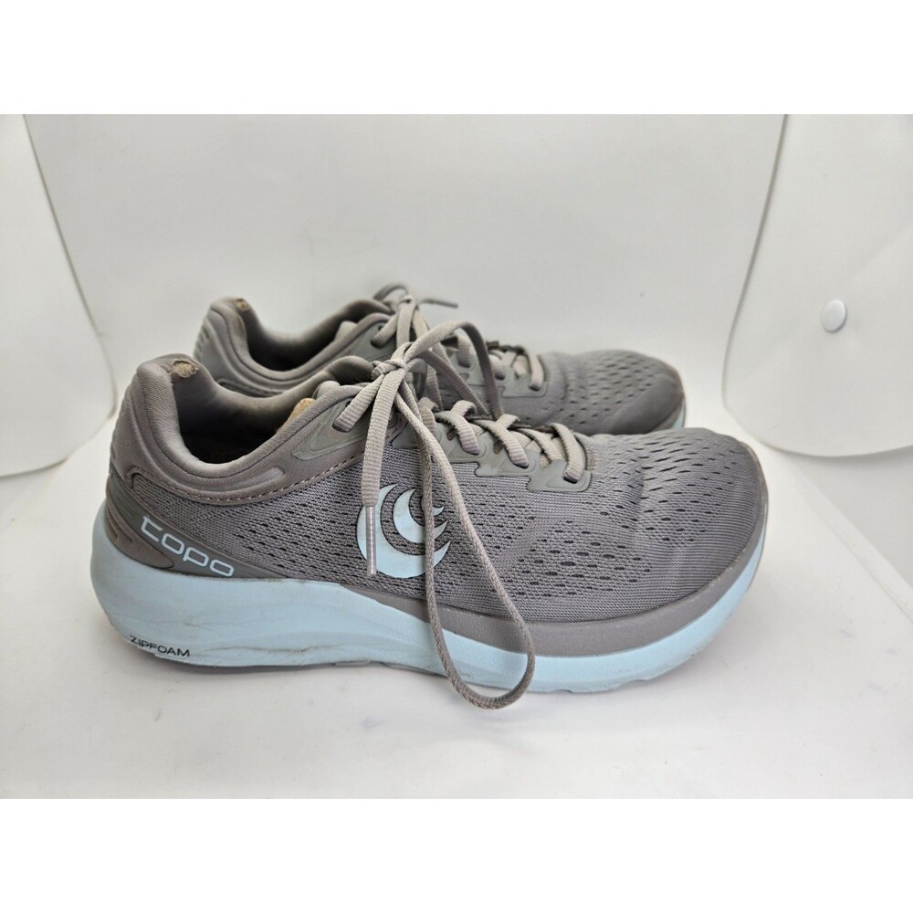 Topo Athletic Phantom 3 Shoes Womens 6.5 Grey Running Athletic 5mm Drop Sneakers